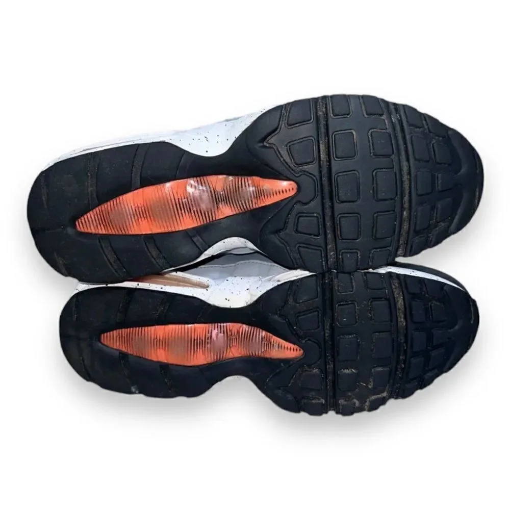 Nike Air Max 95 Grey‎ Speckle Sole CZ0191-001 Grey/Black/Orange Men's 8